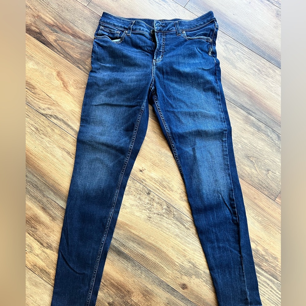 Women’s Silver Avery Super Skinny jeans size W29/L29.